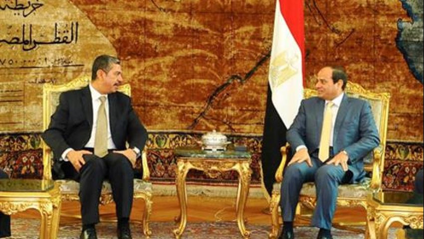 نائب الرئيس اليمني يغادر القاهرة عقب لقاء السيسي